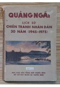 Lịch sử Chiến tranh nhân dân Quảng Ngãi 1945-1975 (1988)