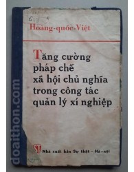 Pháp chế XHCN - Quản lý Xí Nghiệp (1972)