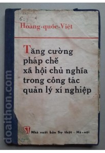 Pháp chế XHCN - Quản lý Xí Nghiệp (1972)