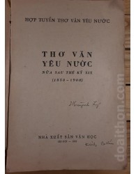 Thơ văn yêu nước nửa sau thế kỷ 19 (s1970)