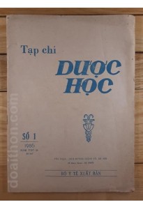 Tạp chí Dược học 1985-1986-1987-1988 (9 quyển)