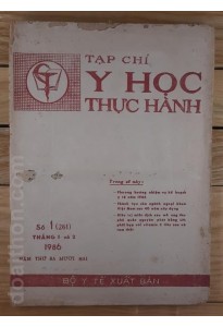 Tạp chí Y học thực hành 1985-1986-1987-1988 (9 quyển)