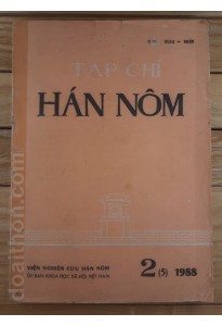 Tạp chí hán nôm, số 2-1988