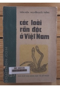 Các loài rắn độc ở Việt Nam (1980)