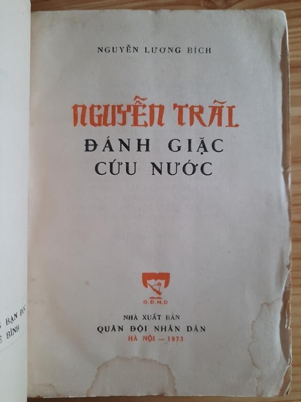 Nguyễn Trãi đánh giặc cứu nước bản