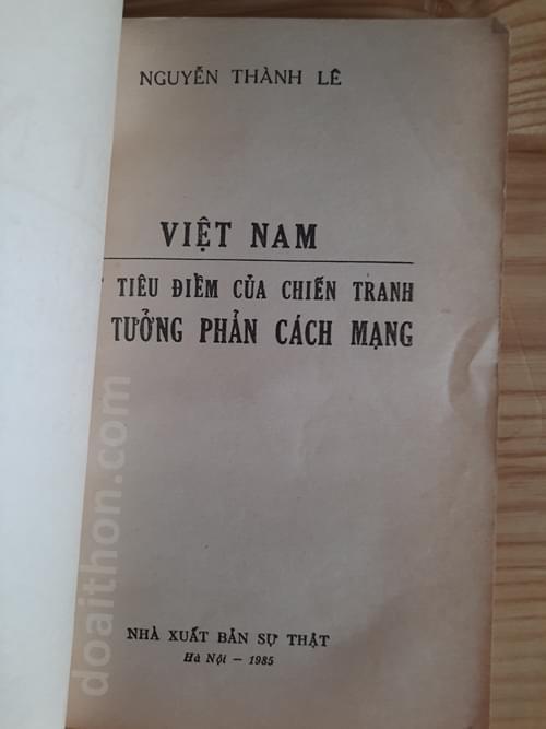 Việt Nam một tiêu điểm của chiến tranh tư tưởng phản cách mạng, Nguyễn Thành Lê 2