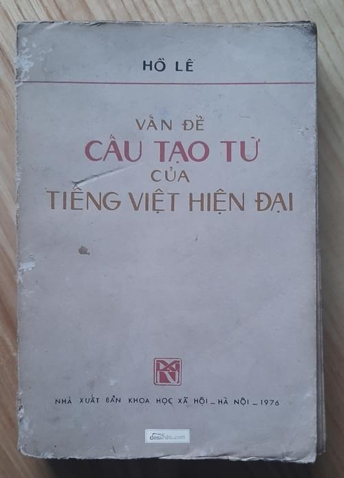Vấn đề Cấu tạo từ của Tiếng Việt hiện đại 1