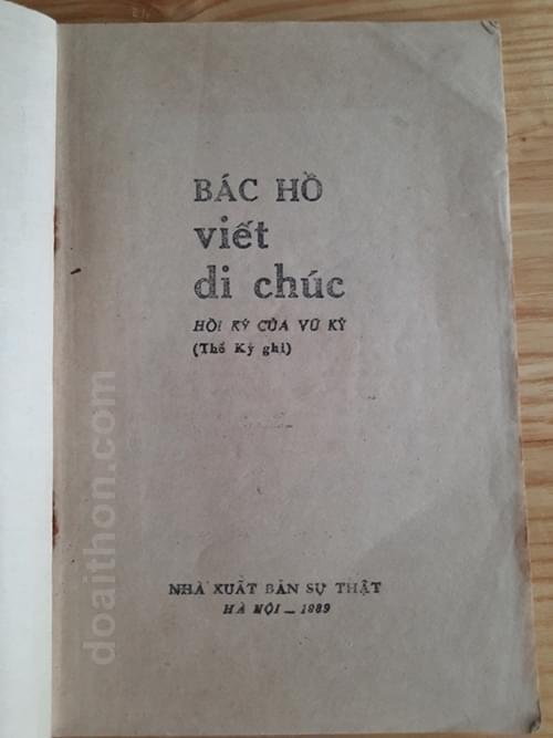 Bác Hồ viết di chúc 2