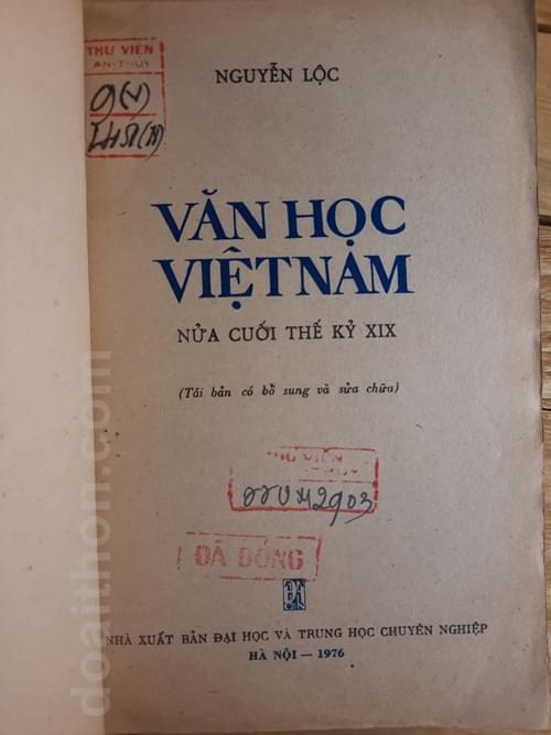 Văn học Việt nam, Nửa cuối thế kỷ 18, nửa đầu thế kỷ 19, Nửa cuối thế kỷ 19 4