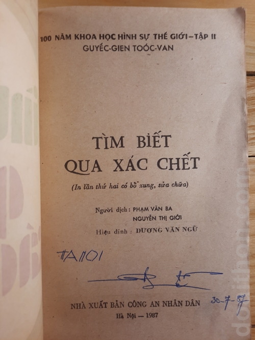 Khoa học hình sự thế giới, Dấu vết khó xóa, Tìm biết qua xác chết, Thuốc độc 3