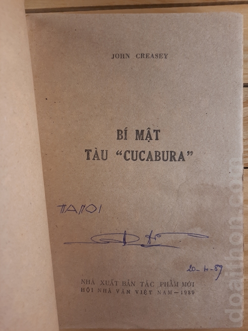 Bí mật tàu Cucabura, tiểu thuyết trinh thám 2