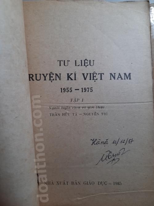 Truyện kí Việt Nam 1955 - 1975 2