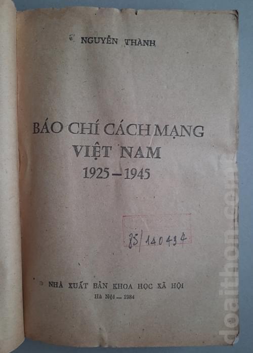 Báo chí cách mạng Việt Nam 1925-1945 1