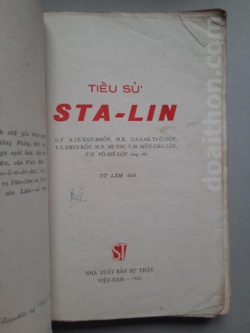 Tiểu sử Stalin 3