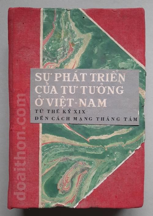 Sự phát triển của tư tưởng ở Việt Nam từ Thế kỷ 19 đến Cách mạng Tháng 8, Trần Văn Giàu 1