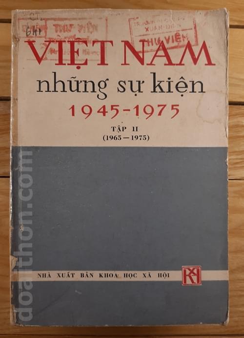 Sự kiện lịch sử Việt Nam 1965-1975 1