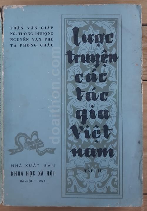 Lược truyện các tác gia Việt Nam 1