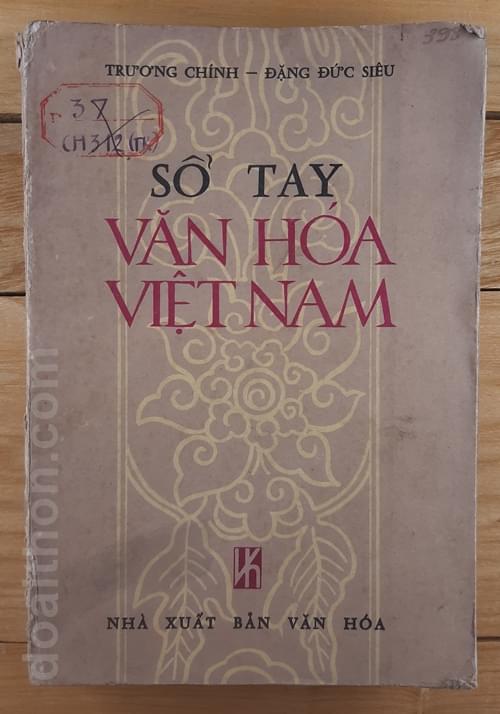 Sách Sổ tay Văn hóa Việt Nam