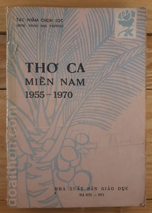 Thơ ca Miền Nam 1955-1970 1