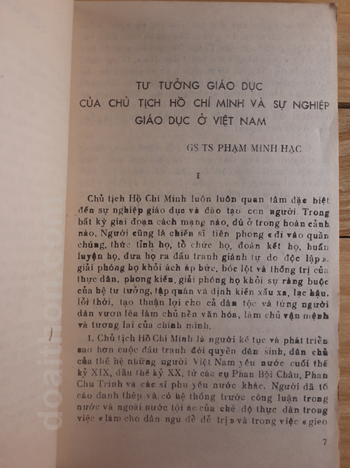 Tìm hiểu tư tưởng giáo dục của Chủ tịch Hồ Chí Minh 4