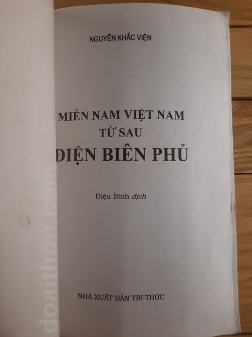 Miền Nam Việt Nam từ sau Điện Biên Phủ, Nguyễn Khắc Viện 2