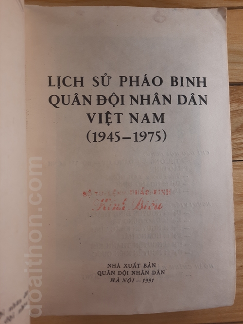 Lịch sử Pháo Binh Việt Nam 2
