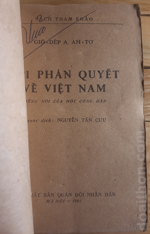 Lời phán quyết về Việt Nam 3