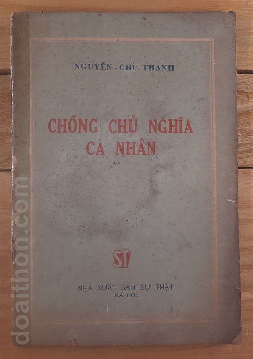 Chống chủ nghĩa cá nhân, Nguyễn Chí Thanh 1
