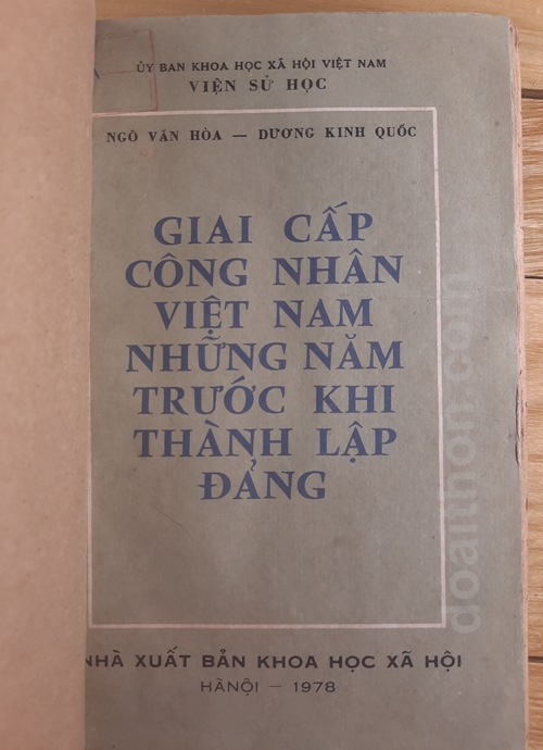 Giai cấp công nhân Việt Nam, trước khi thành lập Đảng 1