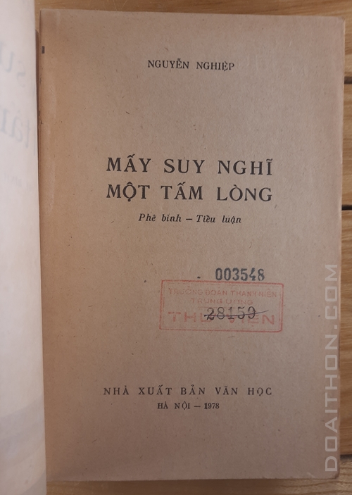 Mấy suy nghĩ, một tấm lòng 2