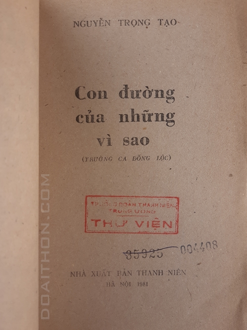 Con đường của những vì sao, trường ca Đồng Lộc, Nguyễn Trọng Tạo 2