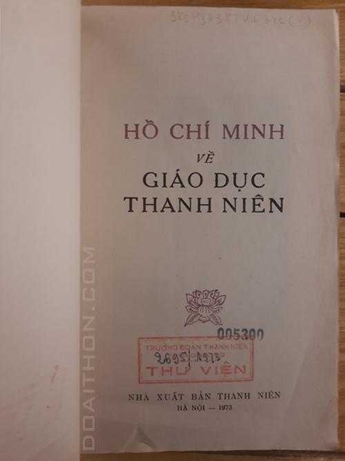 Giáo dục thanh niên, Hồ Chí Minh 2