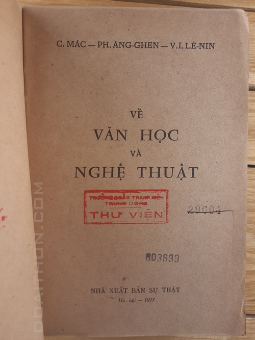 Văn học và Nghệ thuật, C. Mác - PH. Ăng ghen - V.I Lênin 2