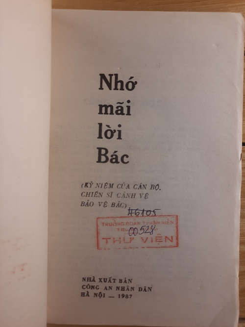 Nhớ mãi lời Bác, cảnh vệ bảo vệ bác 2