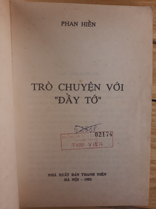 Trò chuyện với đầy tớ , Phan Hiền 2