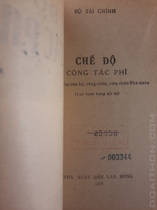 Chế độ Công tác phí 2