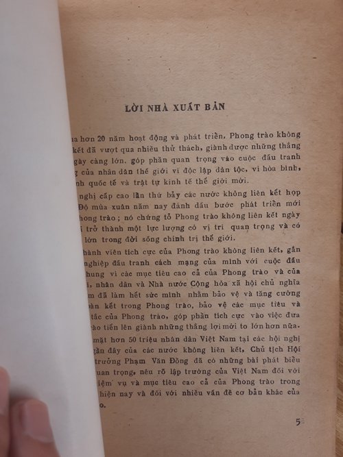 Những mục tiêu của phong trào không liên kết, Phạm Văn Đồng 4