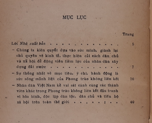 Những mục tiêu của phong trào không liên kết, Phạm Văn Đồng 5