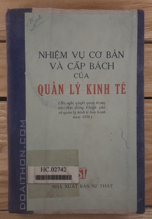 Nhiệm vụ cấp bách của quản lý kinh tế 1