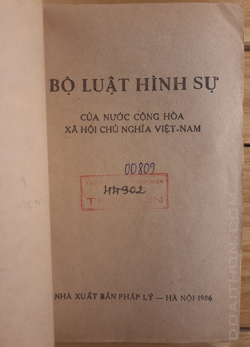 Bộ luật hình sự 2