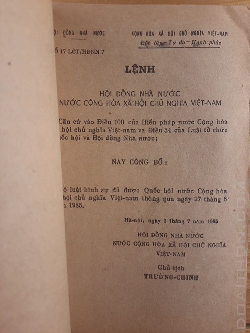 Bộ luật hình sự 3