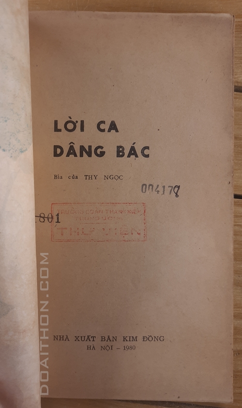 Lời ca dâng bác 2