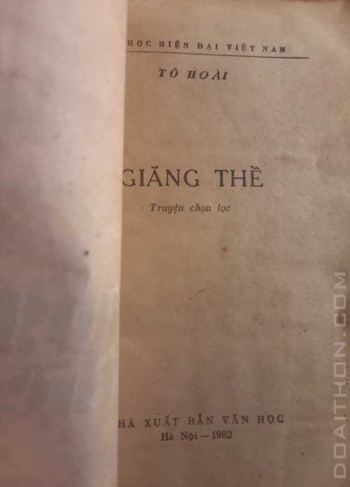 Giăng thề, Tô Hoài 2