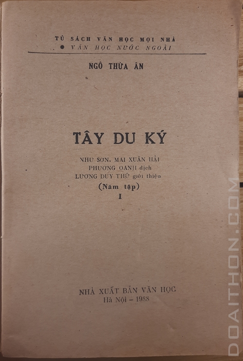 Tây du ký, trọn bộ 5 tập 3