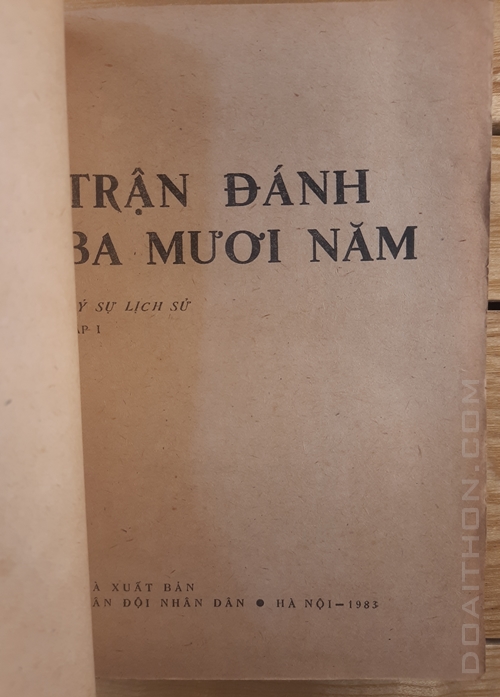 Trận đánh ba mươi năm , Hoàng Văn Thái, Trần Độ 2