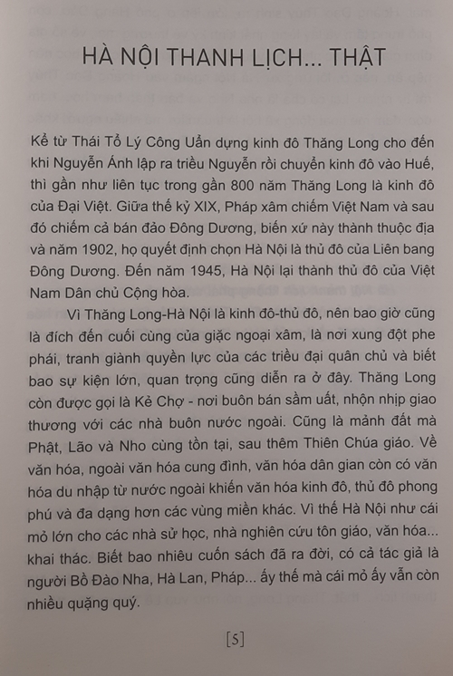 Hà Nội thanh lịch, Hoàng Đạo Thuý 3