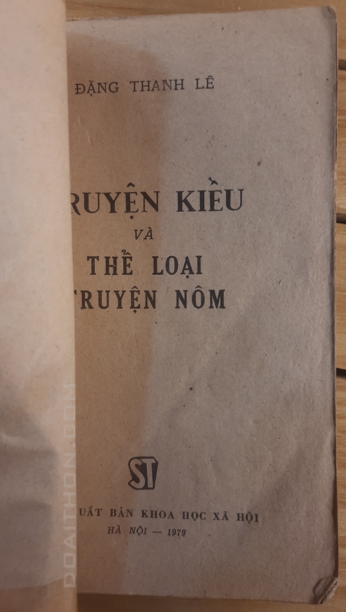 Truyện Kiều và thể loại truyện nôm, Đặng Thành Lê 2