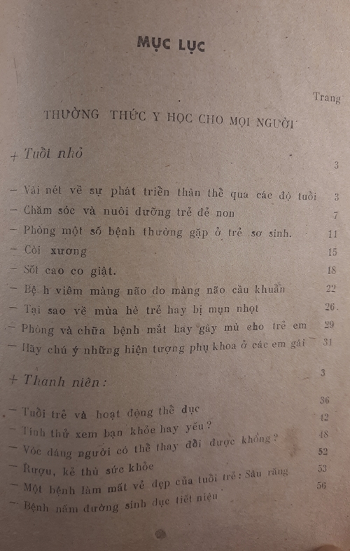 Thường thức y học cho mọi người 6