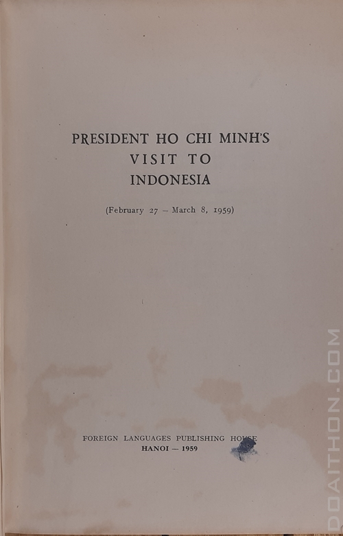 President Hochiminh's visit to Indonesia 3
