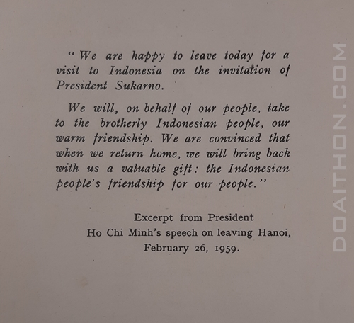 President Hochiminh's visit to Indonesia 4
